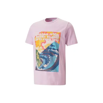 PUMA X Palomo Joint Series T-Shirts Unisex Lavender Pink