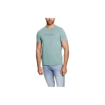 GUESS Embroidered Logo Tee T-Shirt Men's Green