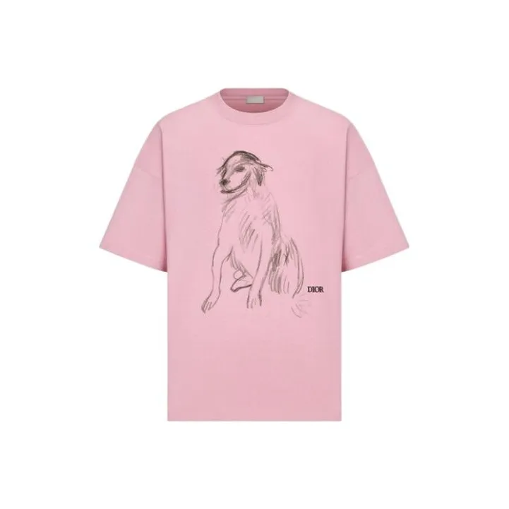DIOR T-Shirts Men Pink-0
