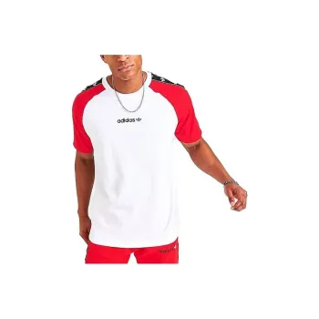Adidas T-Shirts Men Red White