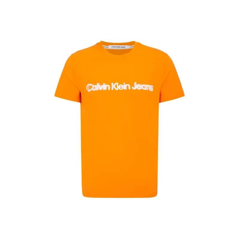 CALVIN KLEIN T Shirt Men's Orange-0