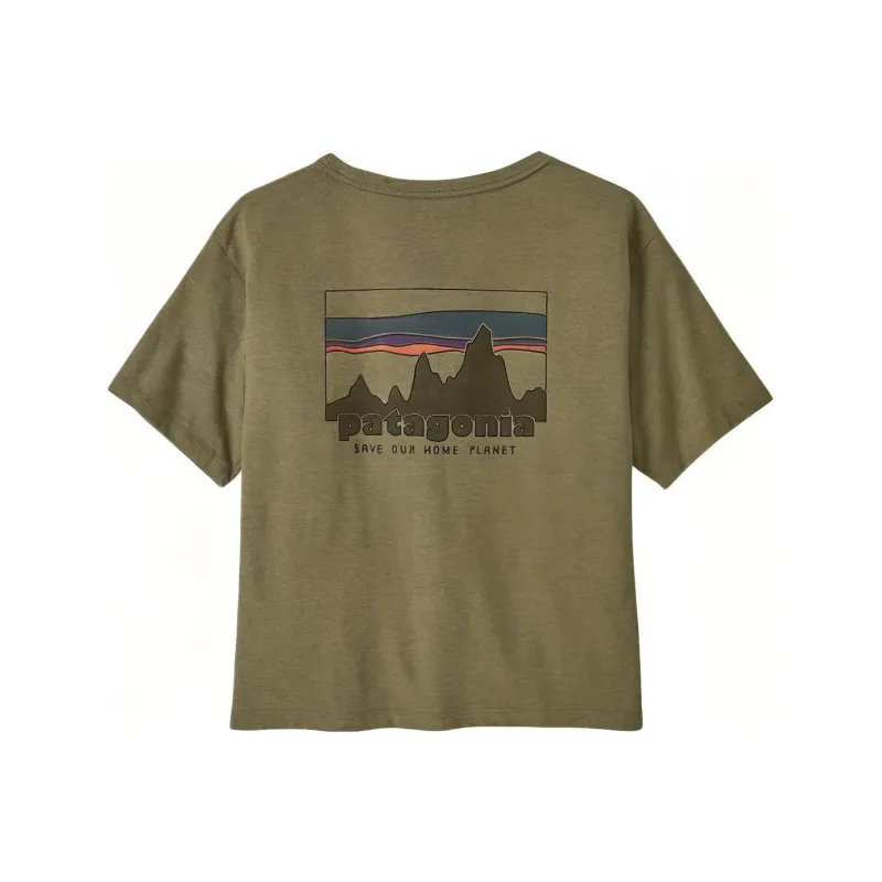 Patagonia Responsibili Tee Drop Shoulder Sleeve T Shirt Women's-1