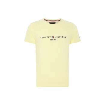 Tommy Hilfiger T Shirts Men Yellow ZHF