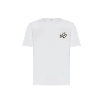 Moncler Double Logo Crewneck T Shirt