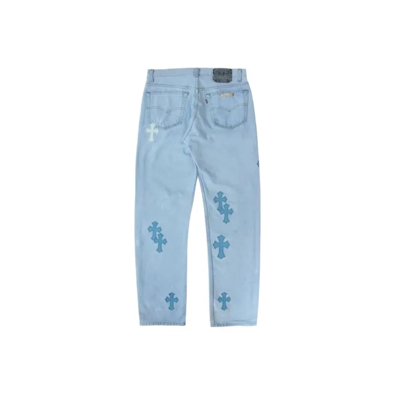 Chrome Hearts X Drake Certified Lover Boy Vintage Levi's Jeans-1