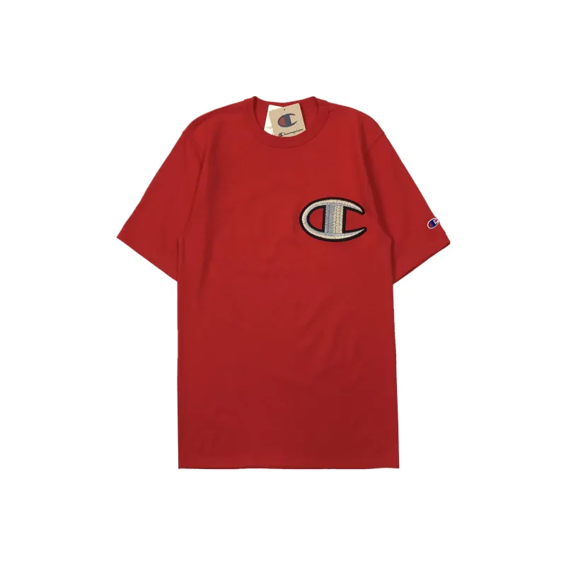 Champion T Shirt US Version Unisex Red-0