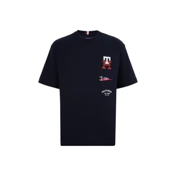 Tommy Hilfiger T Shirts Men Navy Blue DW5