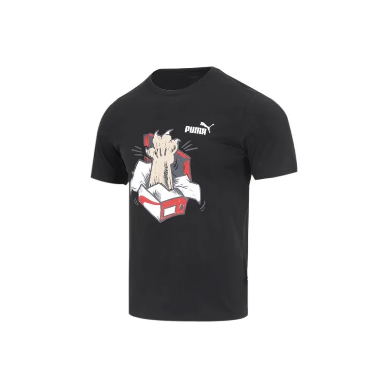 PUMA T Shirts Men Black-0