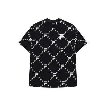 FILA FUSION T Shirt Unisex Black