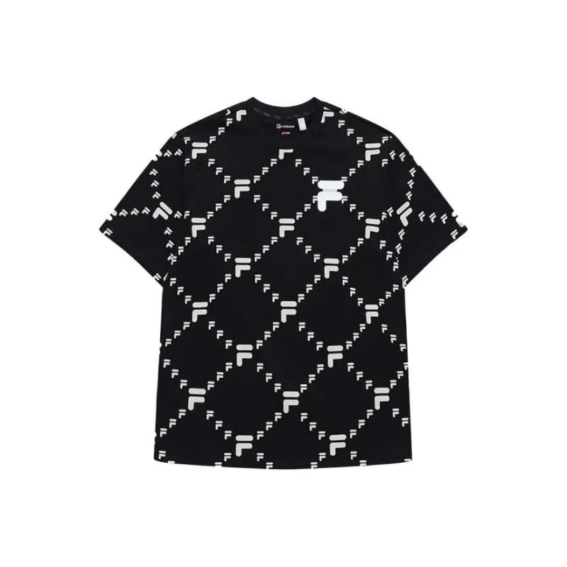 FILA FUSION T Shirt Unisex Black-0