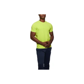 GUESS Eco Alphy Tee T-Shirt Men's Yellow Green