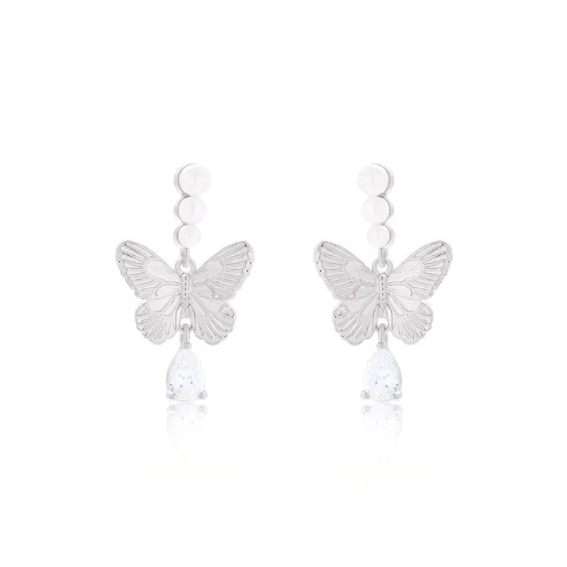 BING STUDIO 925 Silver Needles Earrings Women's-2