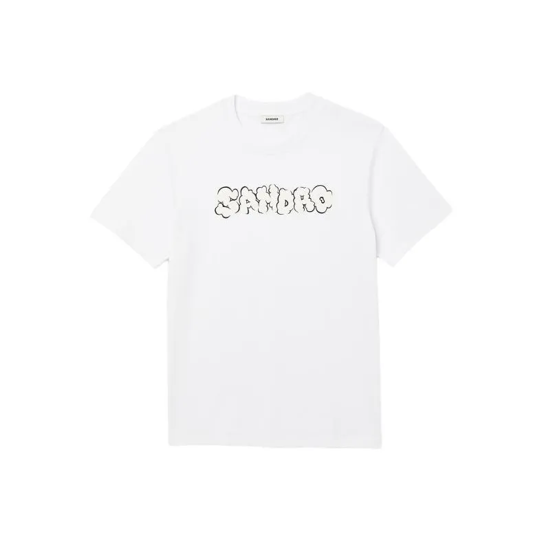 Sandro T Shirts Men White-0