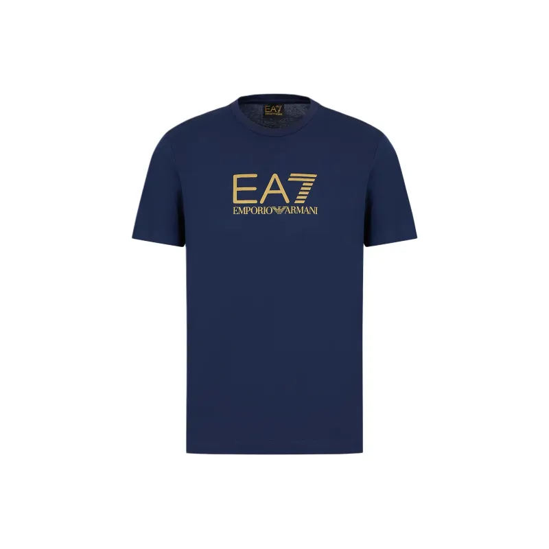 EMPORIO ARMANI Logo print Cotton T shirt-0