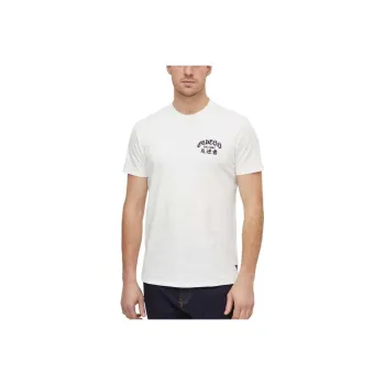 GUESS Washed Print Tee T-Shirt Men's White