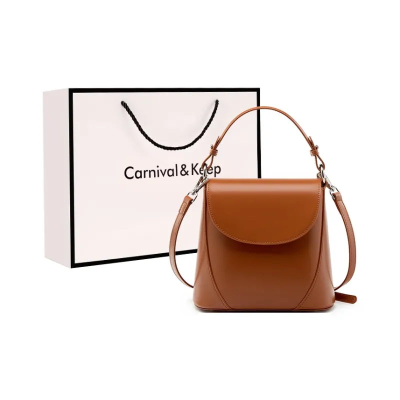Carnival Keep Cow Leather Handbag Regular Women's Multicolor-8