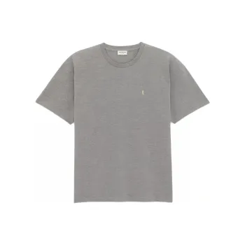 SAINT LAURENT Cassandre Crewneck T Shirt
