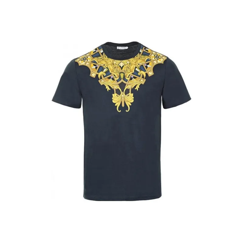 VERSACE T Shirt Men's Navy Blue-0