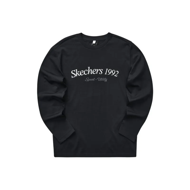 Skechers Colorful T Shirt Unisex Carbon Black-0