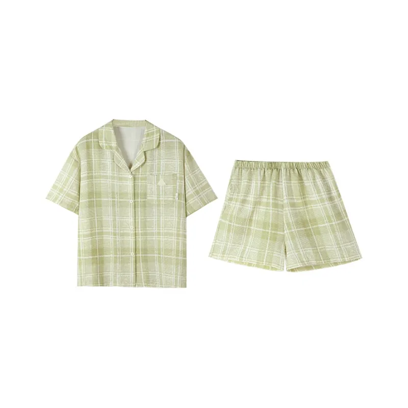 Kerener Pajama Set Women's Green-0