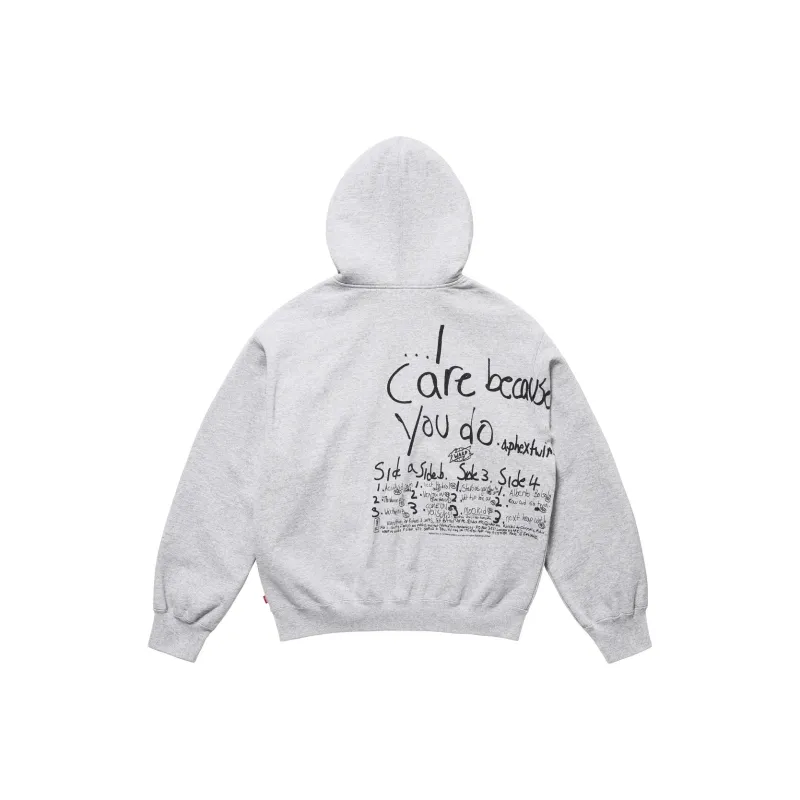 Supreme Aphex Twin Zip Up Hooded Sweatshirt-5