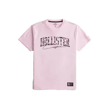 Hollister T-Shirts Unisex Pink