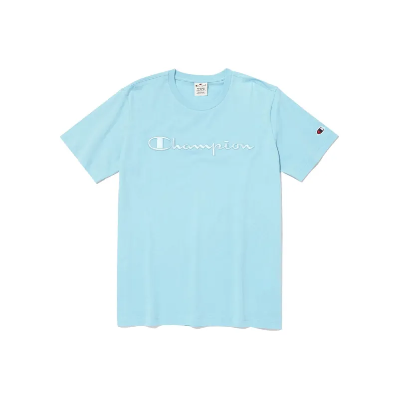 Champion T-Shirt Unisex Light Blue-0