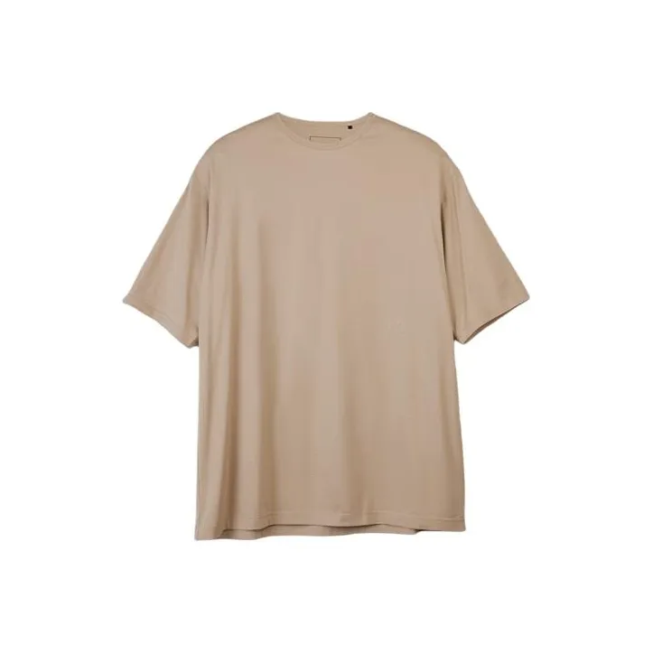 Y 3 Logo appliqué Cotton T shirt-0
