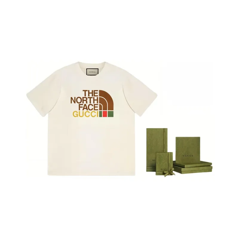 GUCCI X The North Face Cotton T shirt-0