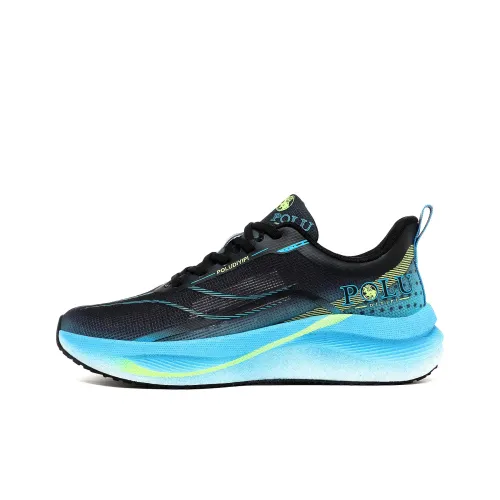 POLUDIYIPI YiPao S6PRO Rebound Support Breathable Low-Top Popcorn Sprint Running Shoes Unisex Peacock Blue