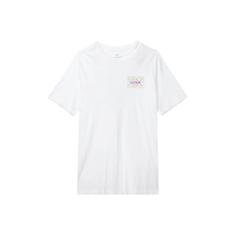 Nike T Shirts Men White-0