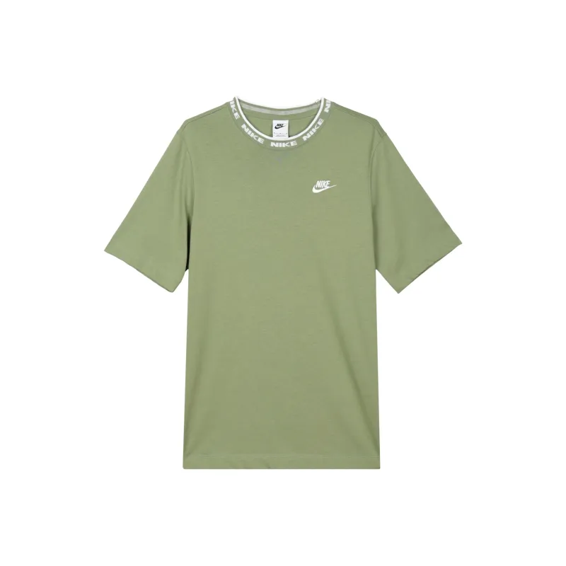 Nike T Shirts Men Oil Green-0