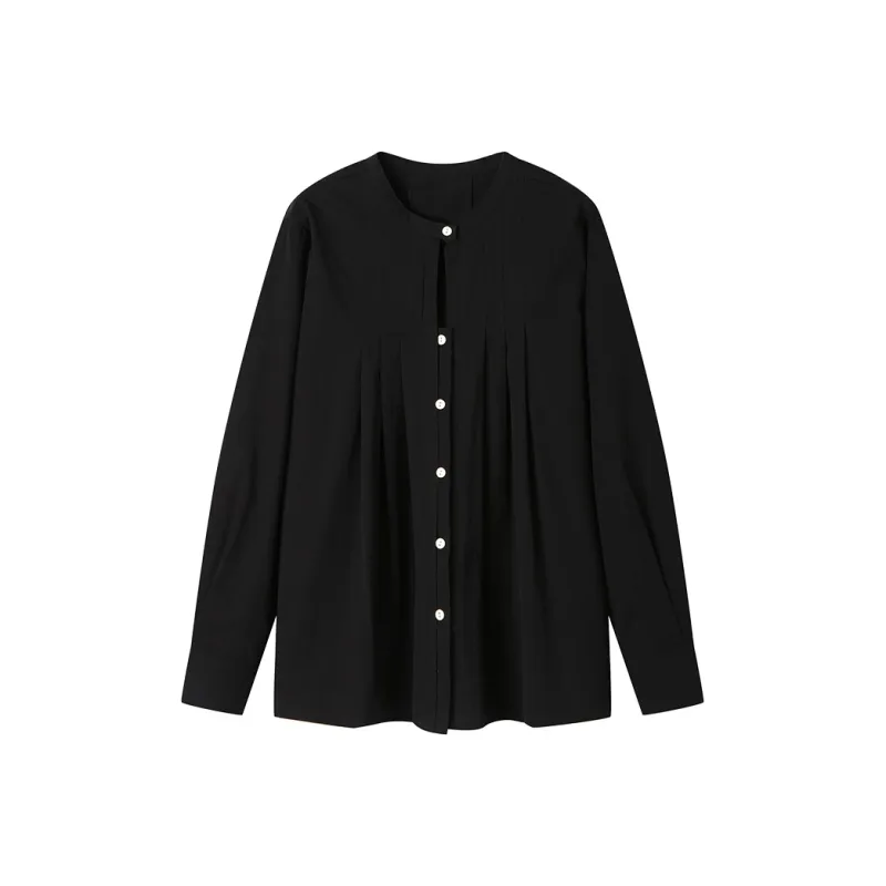 PIERRE CARDIN Shirt Women's Dark Shadow Black-2