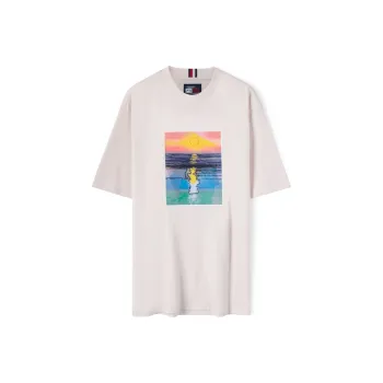 Andy Warhol X Tommy Hilfiger Tommy Hilfiger X ANDY WARHOL CO BRAND T Shirts Unisex Light Khaki