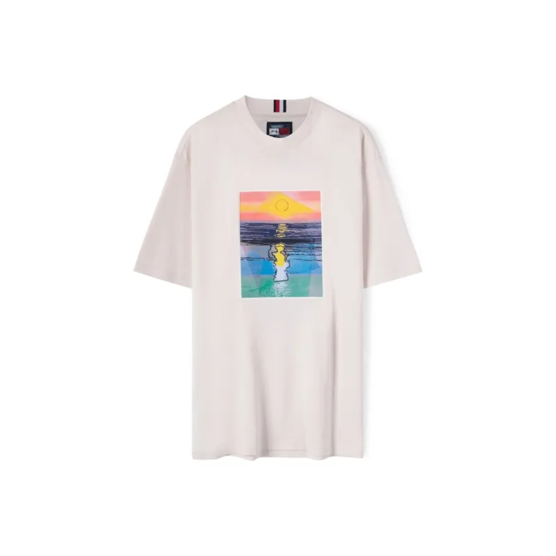 Andy Warhol X Tommy Hilfiger Tommy Hilfiger X ANDY WARHOL CO BRAND T Shirts Unisex Light Khaki-0
