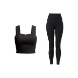 Starburst Black Tank Top+Starburst Black Pants
