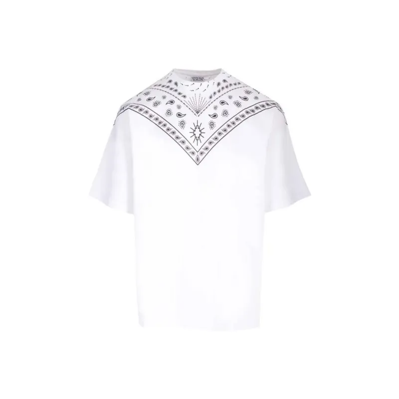 Marcelo Burlon County Of Milan Bandana Printed Crewneck T Shirt-0