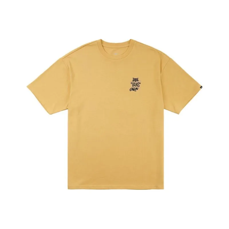 Vans Drop Shoulder Sleeve T Shirt Unisex Yellow-0