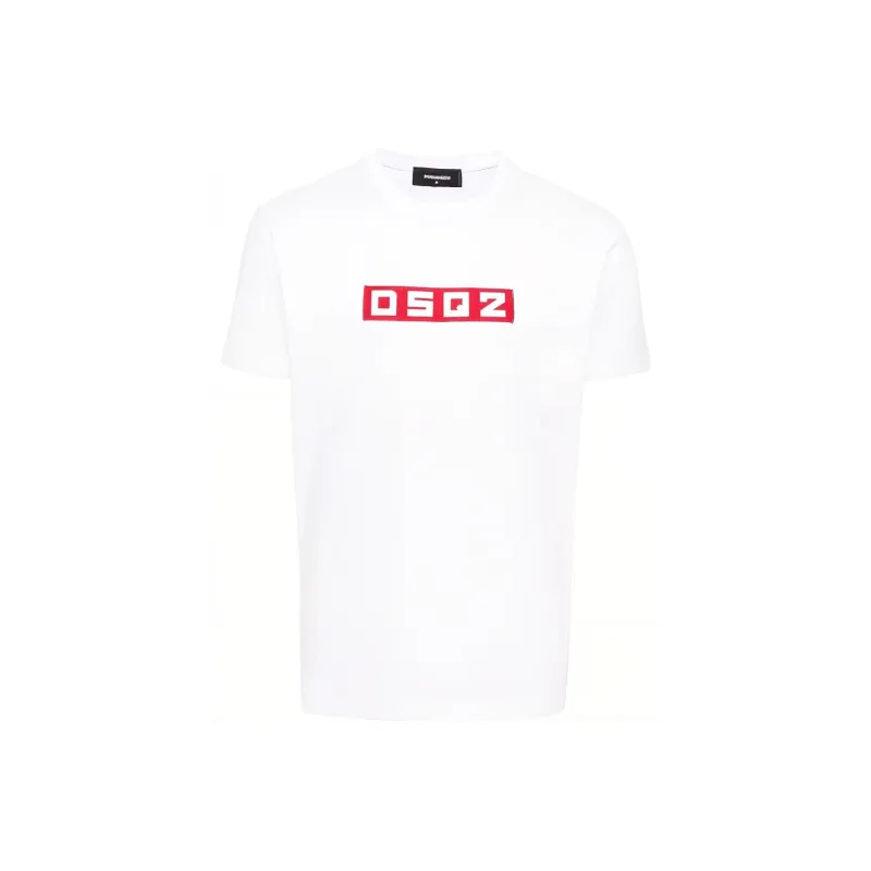 DSQUARED 2 D2 Logo Patch Crewneck T Shirt-0