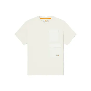 Timberland T Shirt Men's Vintage White