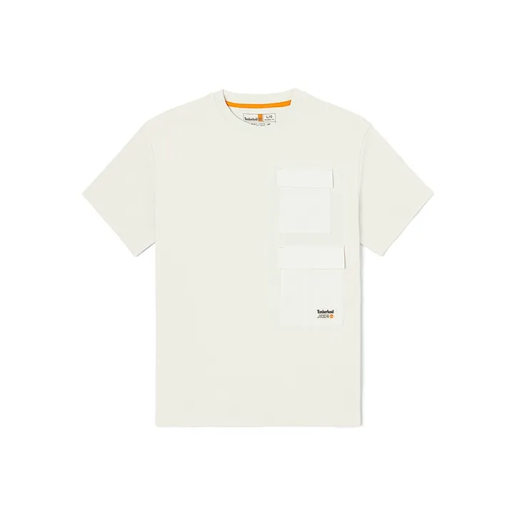 Timberland T Shirt Men's Vintage White-0