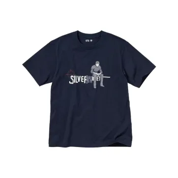 UNIQLO T Shirt Unisex Navy Blue