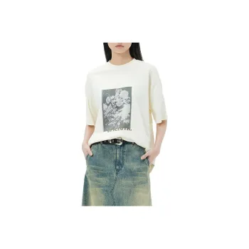 OPICLOTH T Shirts Unisex Apricot