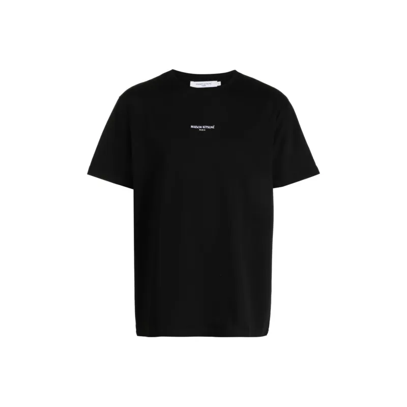 Maison Kitsune T Shirts Men Black-0