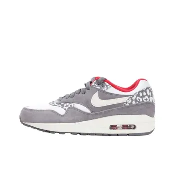 Nike Air Max 1 Anti Slip Wear Resistant Low Top Casual Shoes Women's Gray