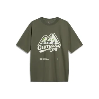 LINING T Shirts Unisex Grape Leaf Green