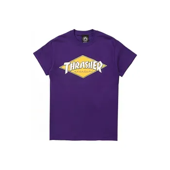 Thrasher T Shirts Unisex Purple