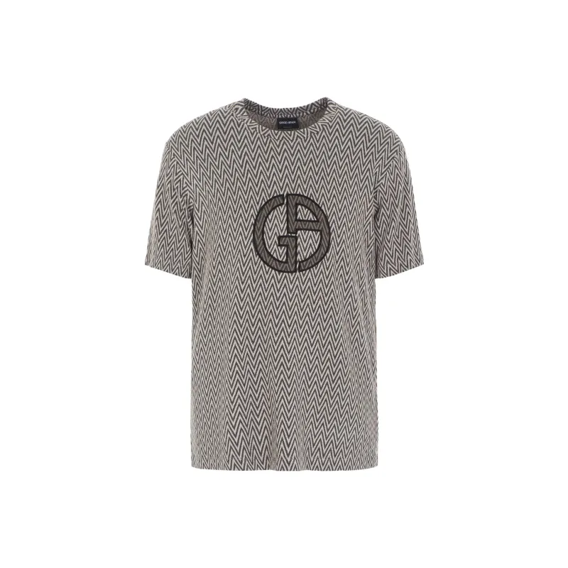 GIORGIO ARMANI T-Shirts Men Khaki-0
