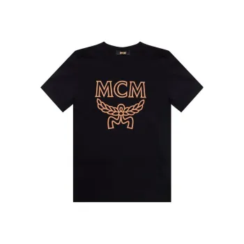 MCM Logo Printed Crewneck T Shirt