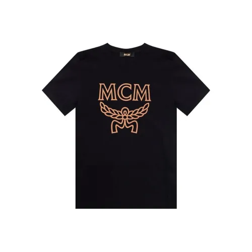 MCM Logo Printed Crewneck T-Shirt